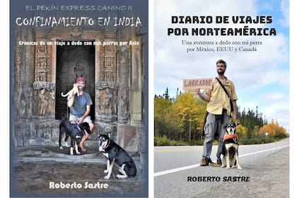Roberto publicó varios libros sobre sus viajes (Foto: viajerosperrunos.com)