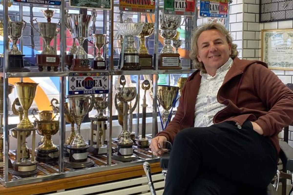 Roberto Vernucci es bicampeón argentino y americano de peluquería con más de 100 participaciones en diferentes campeonatos de Latinoamérica (Foto: Roberto Vernucci)