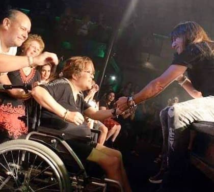 Roberto y Patricia, compartiendo su pasión por el rock.