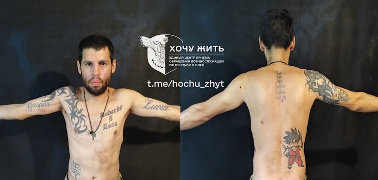 Es argentino, Rusia lo reclutó como mercenario de guerra y hoy está preso en Ucrania: la historia de Roberto Yamil Ibrahim Es argentino, Rusia lo reclutó como mercenario de guerra y hoy está preso en Ucrania: la historia de Roberto Yamil Ibrahim