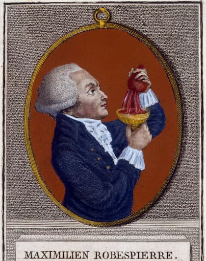 Robespierre, uno de los más prominentes líderes de la Revolución francesa, era el jefe de la facción más radical de los jacobinos.