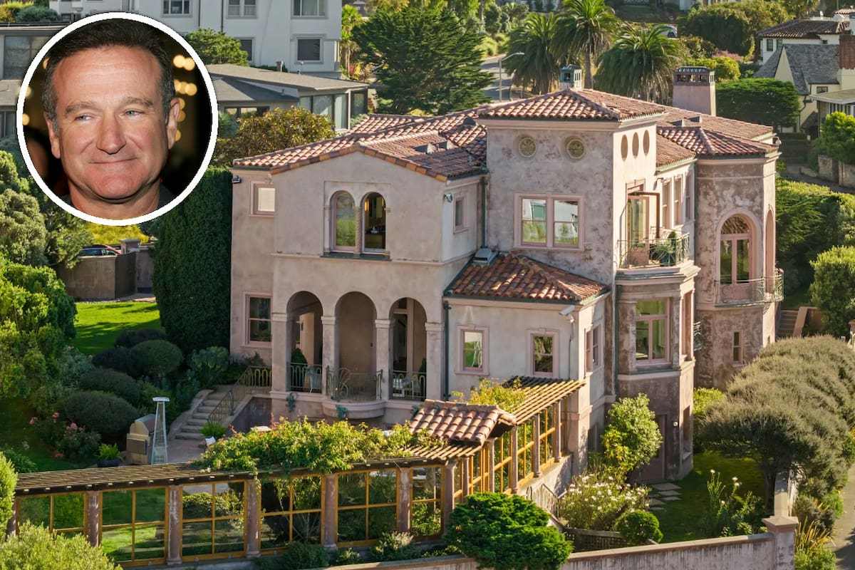 Robin Williams pidió una casa con pasillos ocultos y habitaciones secretas para sus hijos que está en venta por US$25 millones