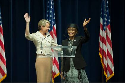 Robin Wright y Cicely Tyson en House of Cards
