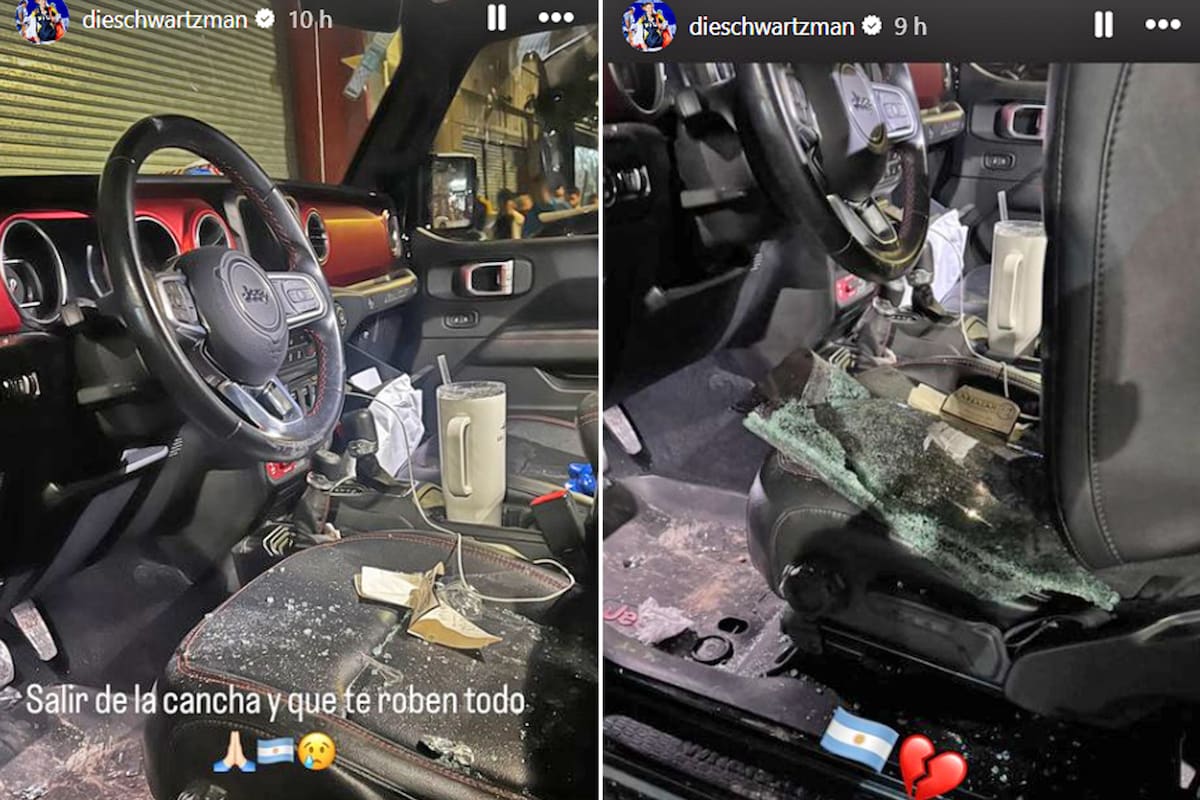 Robo al tenista Diego Schwartzman luego del partido de boca