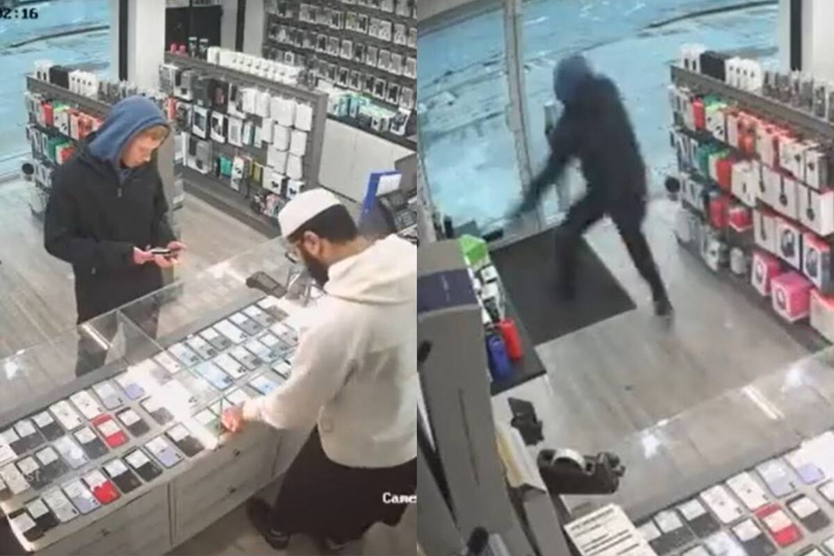 Robó dos celulares de un local del Reino Unido y quiso escapar, pero ocurrió algo que lo tomó por sorpresa