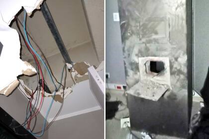 Robo millonario en Berazategui: hicieron un pequeño boquete en el techo de una financiera y se llevaron dinero en efectivo