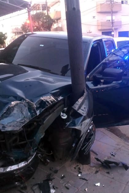 Robo, persecusión y choque en Barracas
