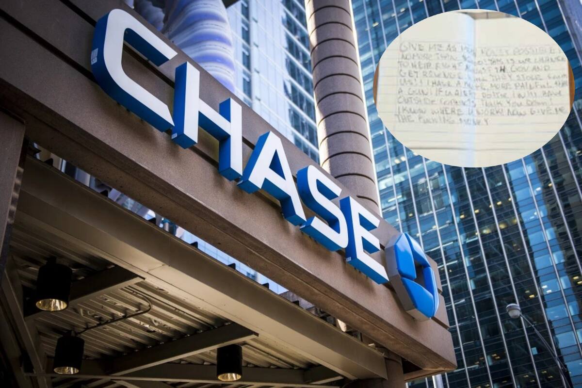 Robó un banco de Chicago y encontraron una insólita nota