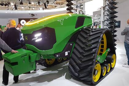 En Agritechnica, muestra de maquinaria agrìcolal en Alemania, se presentó un tractor autónomo