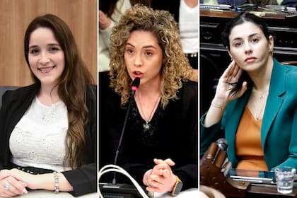 Rocío Bonacci, Lourdes Arrieta y Marcela Pagano