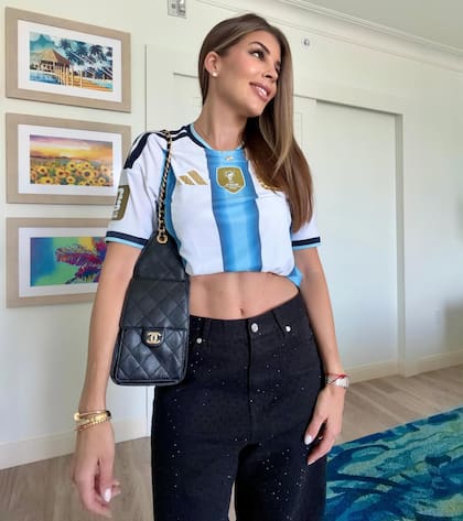 Rocío Espósito Suárez, la mujer del arquero Gerónimo Rulli. Se casaron en 2018 y en 2021 le dieron la bienvenida a su hijo Luca