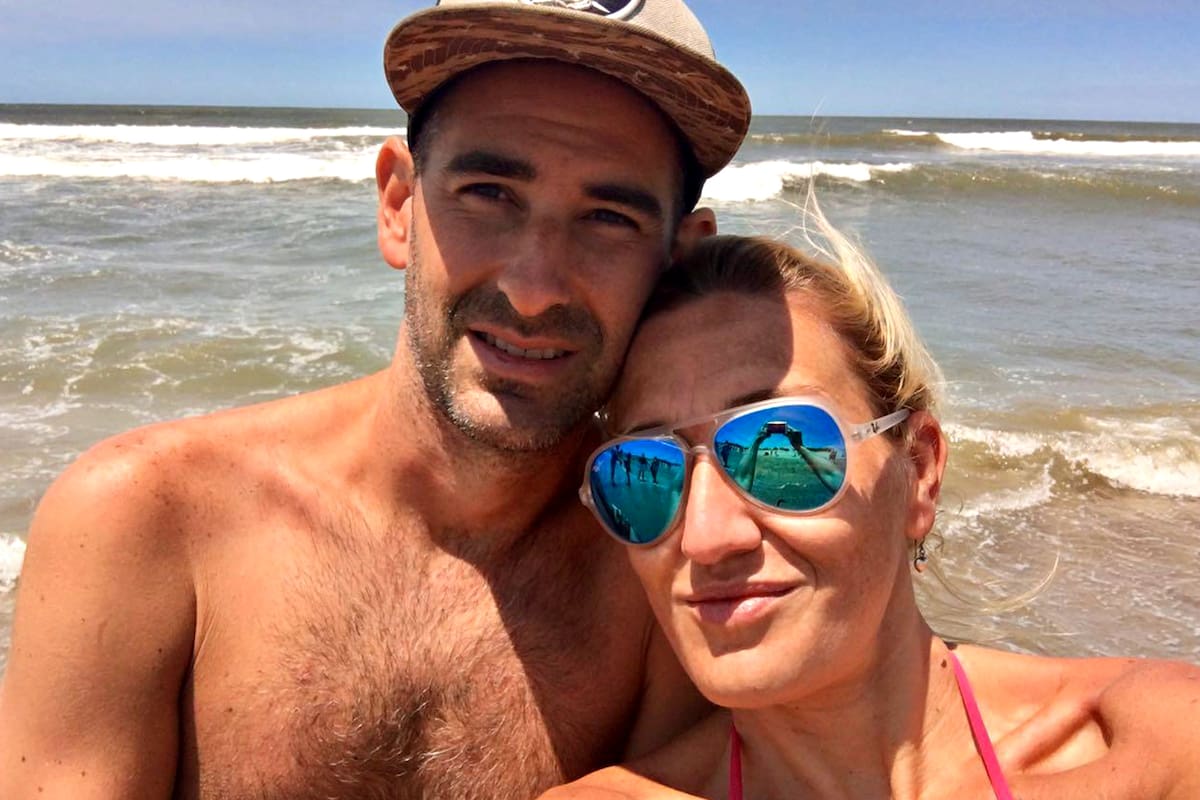 Rocío junto a su exnovio