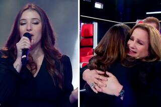 La hija de Lucía Galán hizo llorar a los Pimpinela en La Voz