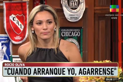 En su rol como panelista de Polémica en el bar, Rocío Oliva lanzó una enigmática advertencia presuntamente dirigida al entorno de Diego Maradona