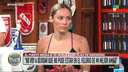 Rocío Oliva participa de Polémica en el Bar, el programa de América conducido por Mariano Iúdica que despertó el enojo de Claudia Villafañe