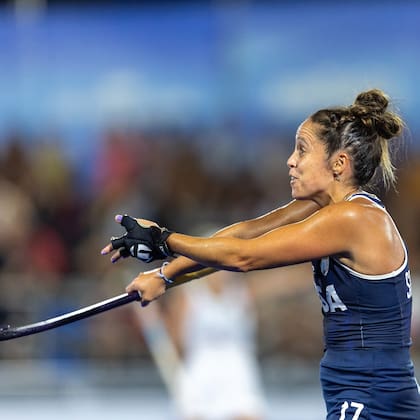 Rocío Sánchez Moccia, en acción en un partido de la Pro League