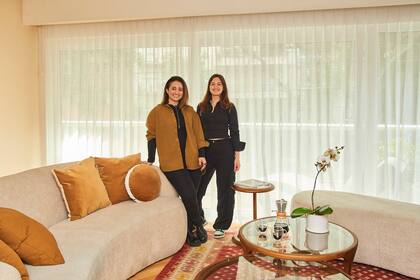 Rocío y Natalia Brunet de Vint Market, a cargo del proyecto de reforma del departamento.