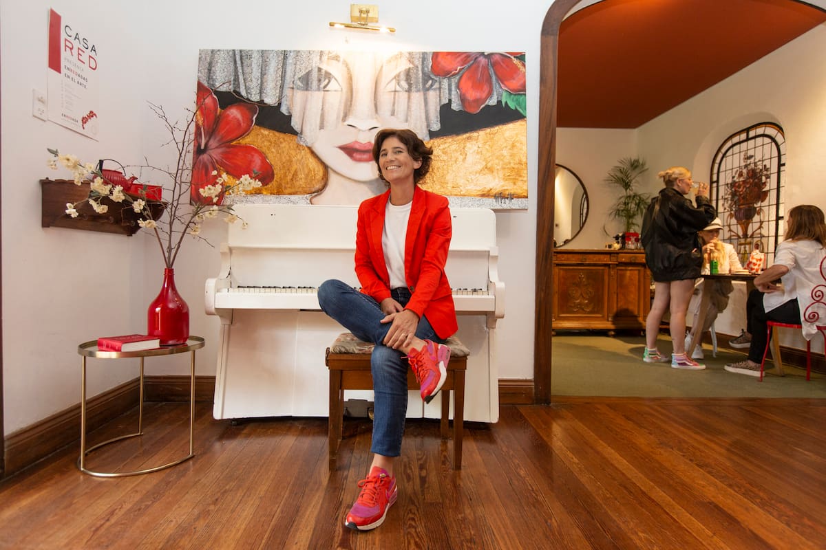 Rocío Zavalía, la creadora de Casa Red, en San Isidro