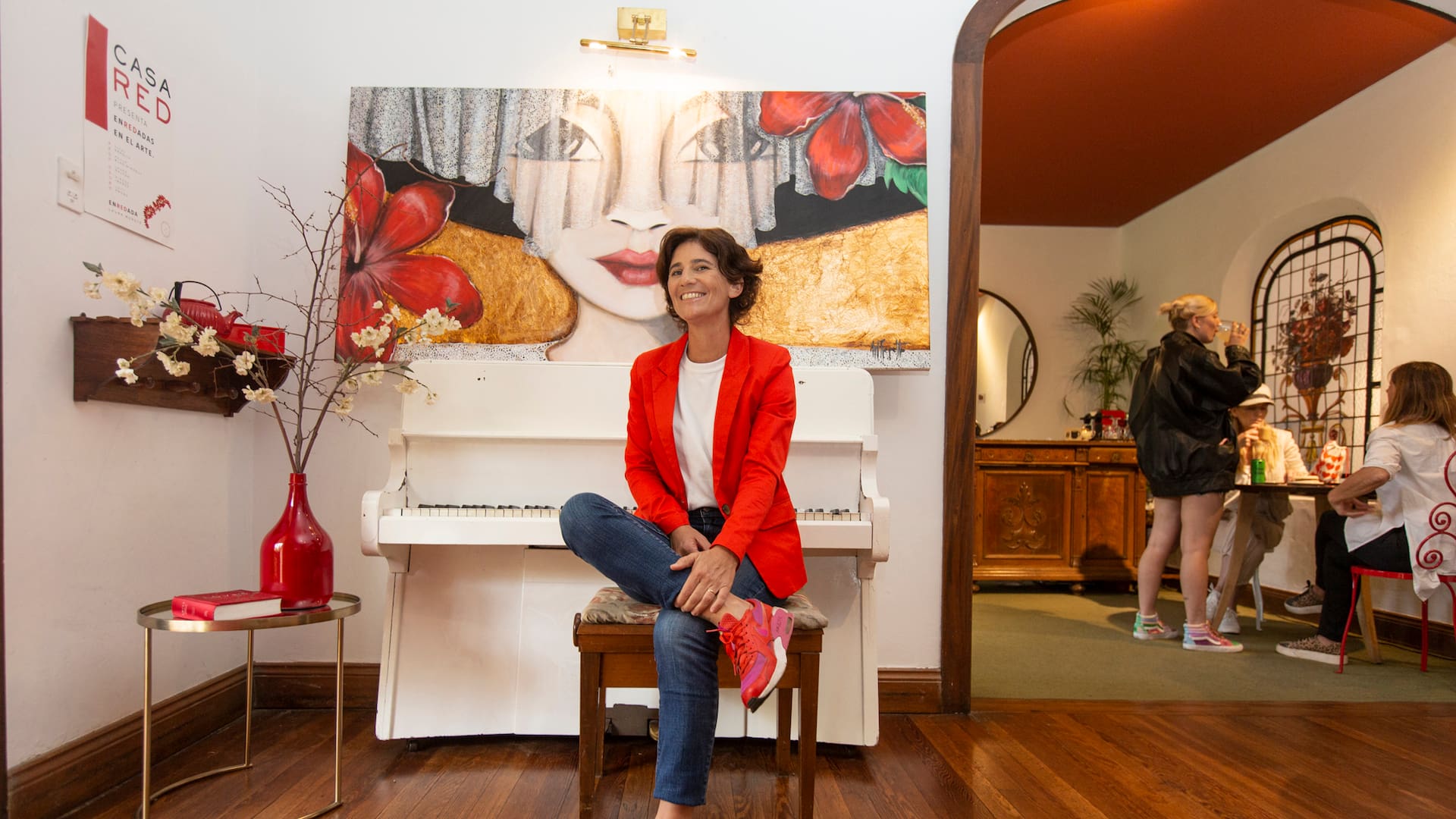 Rocío Zavalía, la creadora de Casa Red, en San Isidro