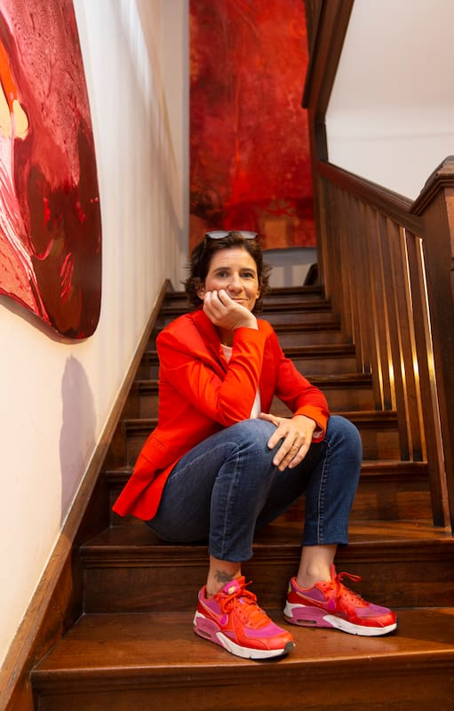 Rocío Zavalía, la creadora de Casa Red, en San Isidro