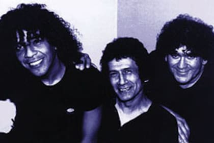 Rinaldo Rafanelli (a la derecha) junto a Carlos García López y Black Amaya