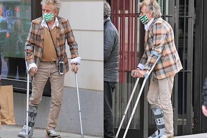 Rod Stewart continúa en proceso de recuperación a seis meses de haberse operado