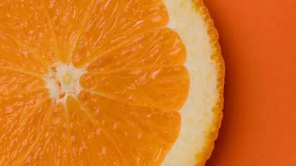Rodaja de una naranja