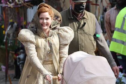 Rodaje de la nueva película de Disney, Desencantada