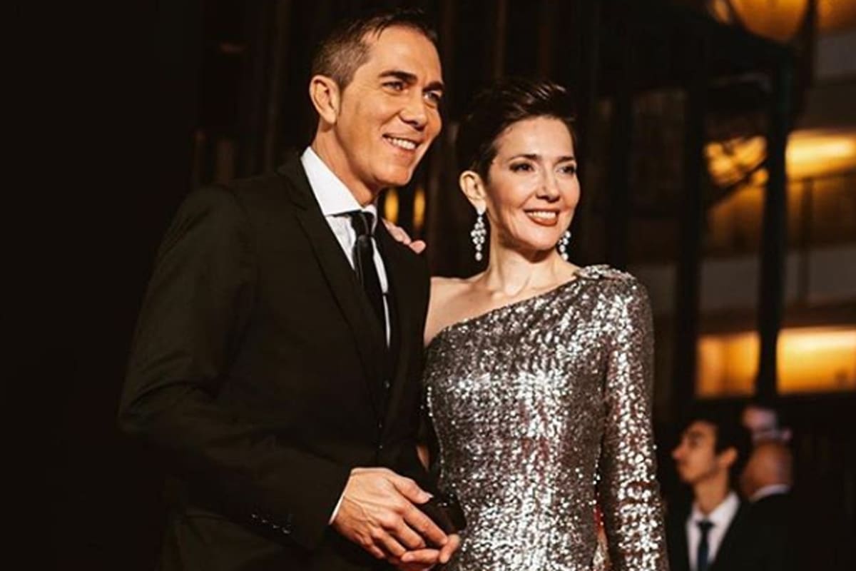 Rodolfo Barili y Cristina Pérez cada tanto se divierten jugando al coqueteo