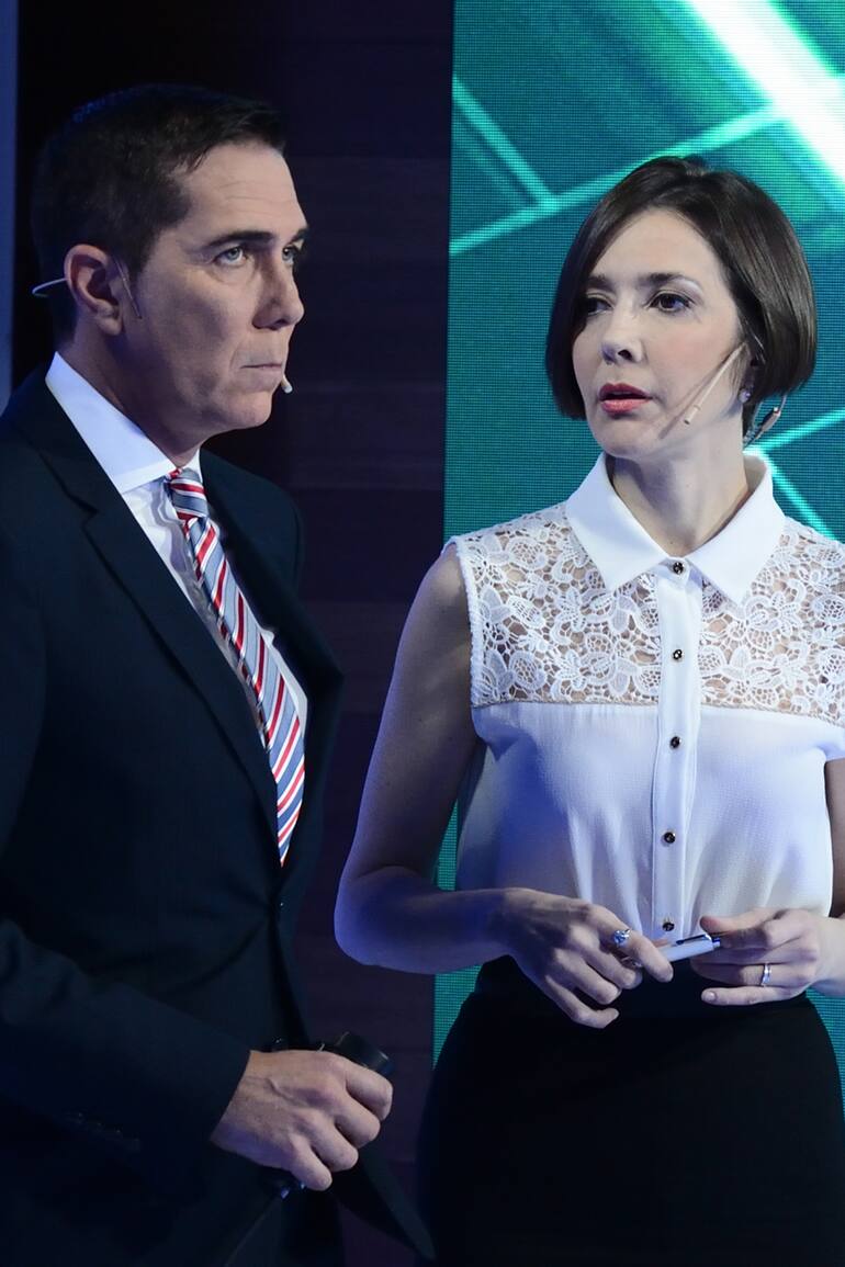 Rodolfo Barili y Cristina Pérez, la potente pareja del noticiero de Telefe Noticias