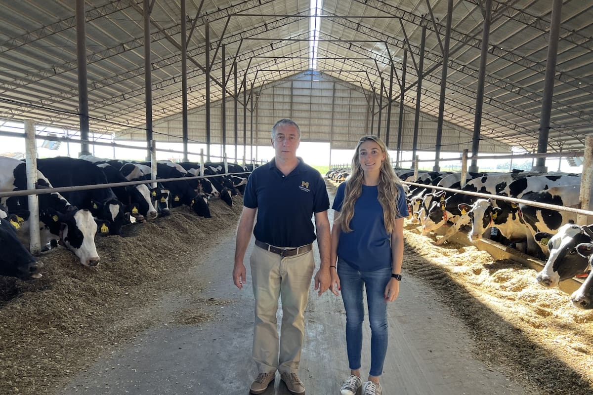 Rodolfo Daniel Montechiari y su hija Keisy