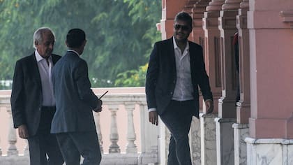 Rodolfo D''Onofrio y Marcelo Tinelli llegan a la Casa Rosada