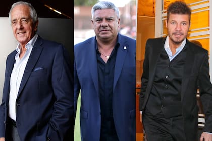 Rodolfo D´Onofrio, Claudio Tapia, Marcelo Tinelli: un triángulo en el que asoman tensiones y cuyo futuro no se vislumbra claro.