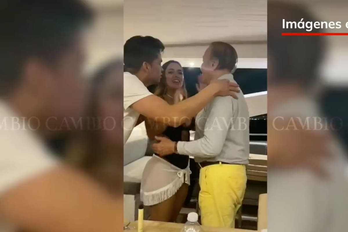 Rodolfo Hernández, en la imagen del video en el yate que se publicó este viernes