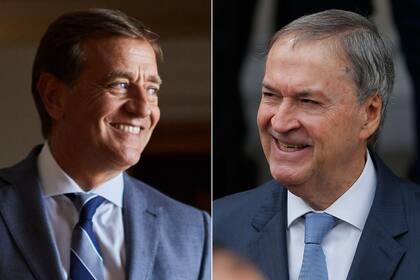 Rodolfo Suárez y Juan Schiaretti