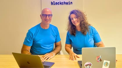 Rodolfo y Paula Vigliano, cofundadores de Pala Blockchain