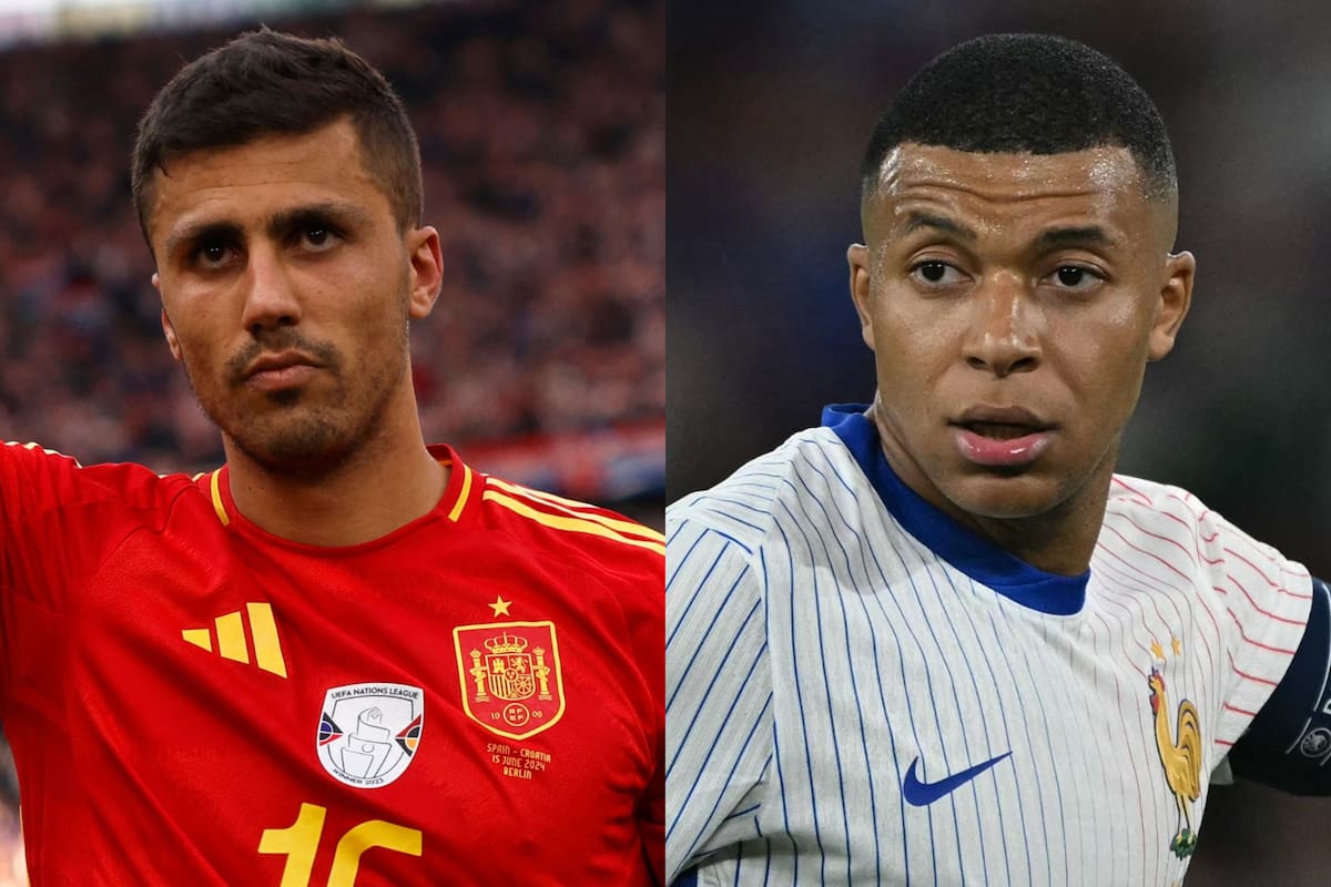 Rodri y Kylian Mbappé son dos de las grandes figuras que protagonizarán España vs. Francia