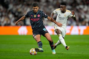 Rodri y Vinicius Jr., figuras de Manchester City y Real Madrid, serían titulares nuevamente en el partido de vuelta
