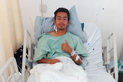 Rodrigo Alain Cuevas se electrocutó y le debieron amputar una pierna