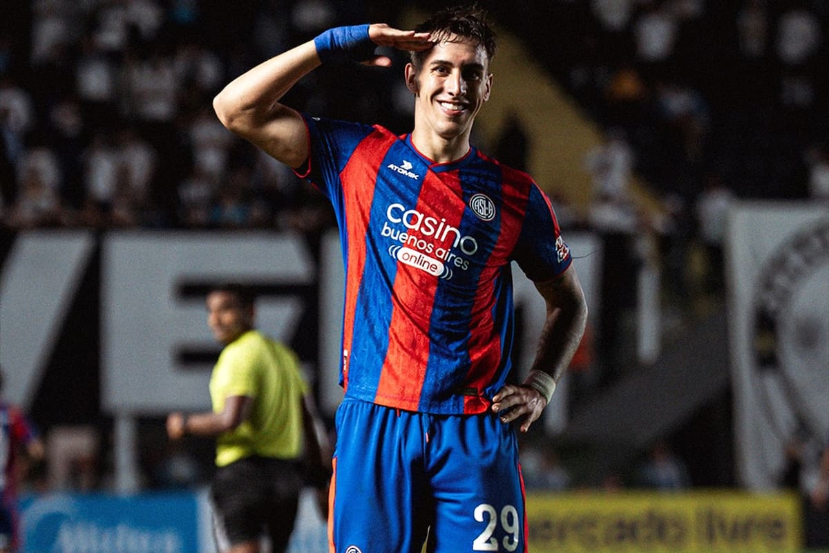 Rodrigo Auzmendi es la referencia ofensiva de San Lorenzo, que va por la clasificación a octavos de final de la Copa Sudamericana
