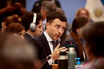 Rodrigo de Loredo, durante el debate en comisiones de la ley ómnibus