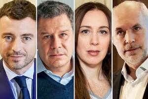 Rodrigo De Loredo, Facundo Manes, María Eugenia Vidal y Horacio Rodríguez Larreta