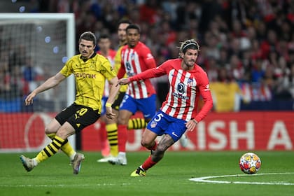 Rodrigo De Paul anotó uno de los goles de Atlético Madrid en el partido de ida vs. Borussia Dortmund