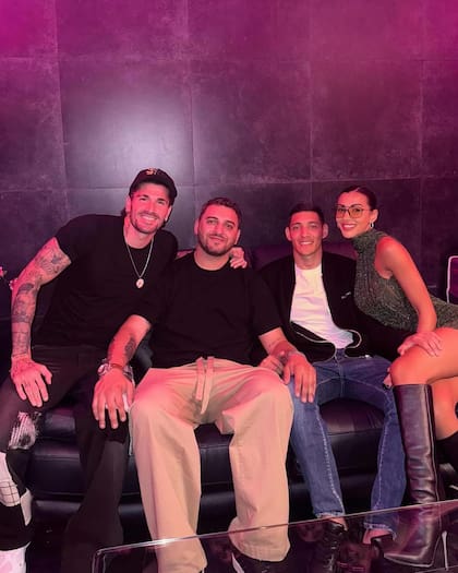 Rodrigo De Paul fue uno de los invitados a la fiesta de cumpleaños de Nahuel Molina