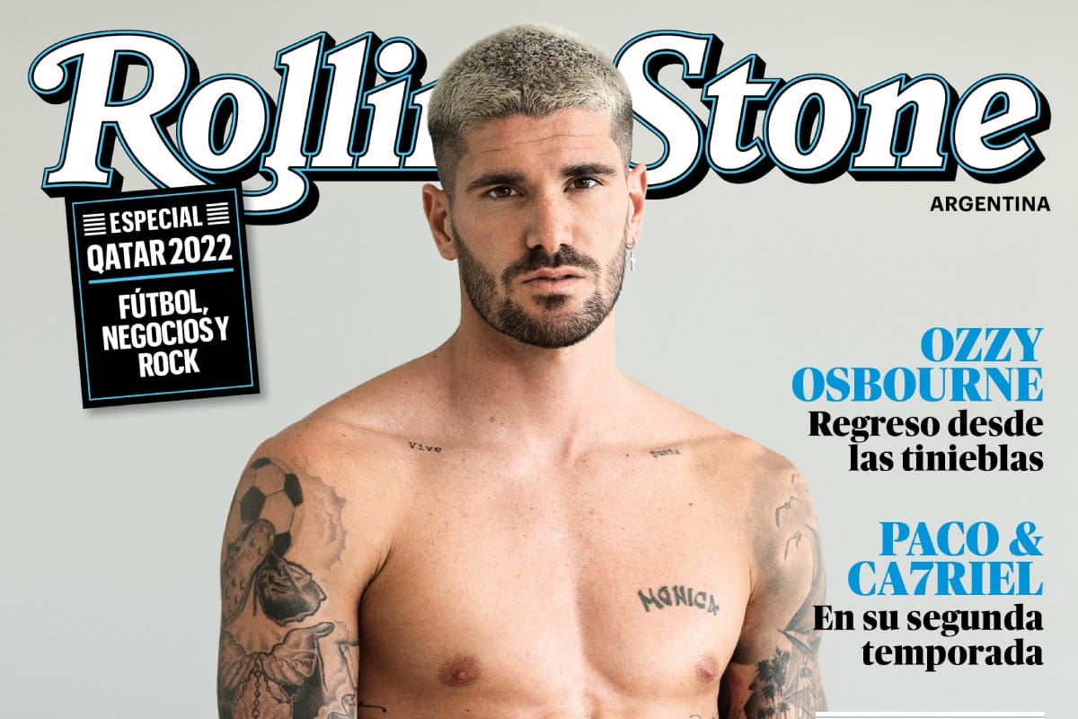 Rodrigo De Paul, la estrella de tapa en la edición de noviembre de la revista Rolling Stone (Foto: Facundo Pechervsky)