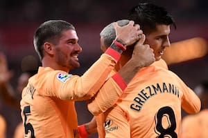 Rodrigo De Paul recuperó la titularidad en Atlético de Madrid, en La Liga, pero sería cuestionado por el DT Simeone