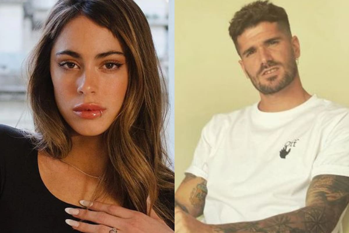 Rodrigo de Paul y Tini Stoessel se dieron un apasionado beso en el festejo de cumpleaños del futbolista