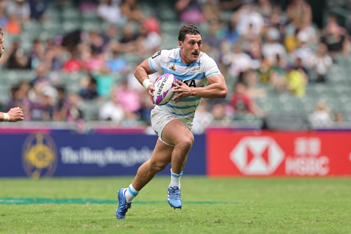 Rodrigo Isgró, una de las estrellas de Pumas 7s, que empezará frente a Gran Bretaña su participación en el certamen de Madrid, el decisivo del Circuito Mundial de Seven.