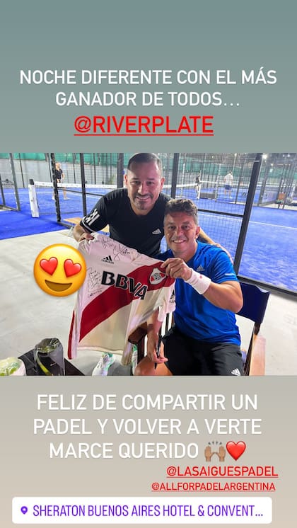 Rodrigo Mora compartió una foto de su encuentro con Marcelo Gallardo