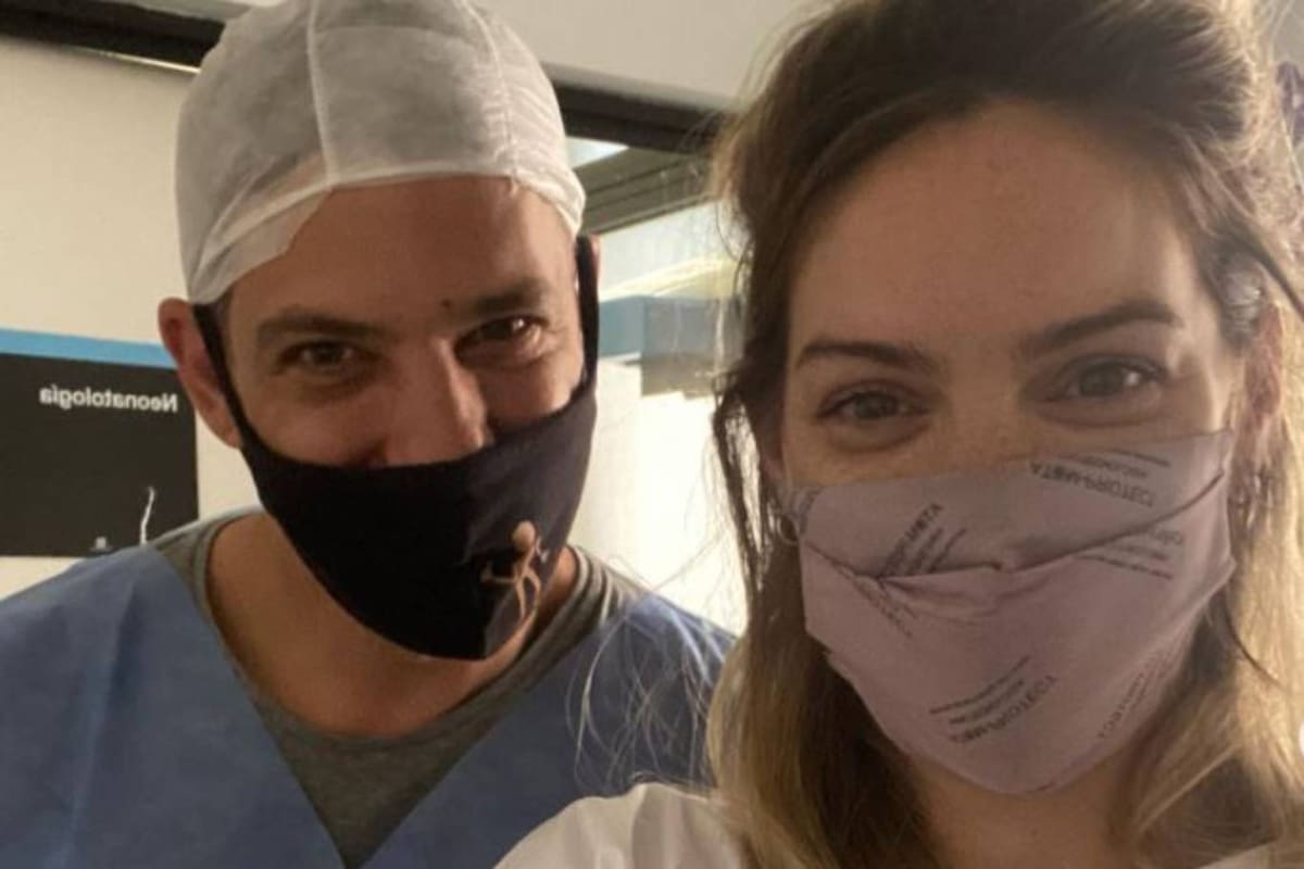 Rodrigo Perez y Macarena Paz tuvieron el miércoles pasado a Abril, y compartieron la noticia en redes sociales, aunque también transmitieron una información sobre la delicada situación de la beba